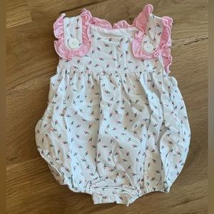 Spring Bubble Romper; Easter Romper; Easter Dress